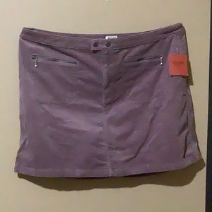 💫NWT Mossimo Corduroy Dusty Purple Skirt Sz18